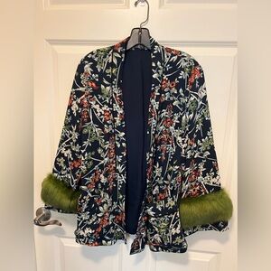 Zara TRF Floral Blazer / Overcoat Unique Find!